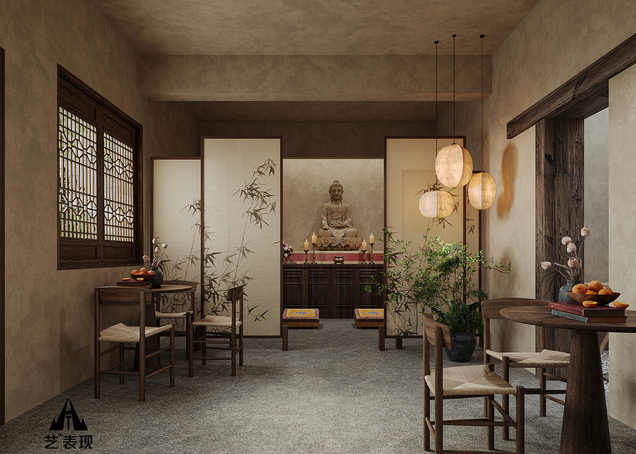 佛性常清静，何处有尘埃（图ZMzkxMzA5Mzk2） - 商业空间设计 - 站酷设计师艺表现原创素材 - 站酷ZCOOL