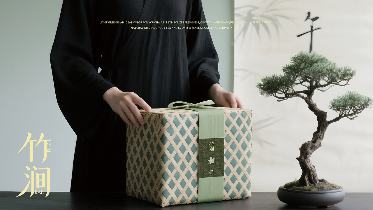 竹涧茶寮 × 端午节礼盒 ×十二时设计（图ZMzkxMzE5ODYw） - 包装 - 站酷设计师十二时品牌Aki原创素材 - 站酷ZCOOL