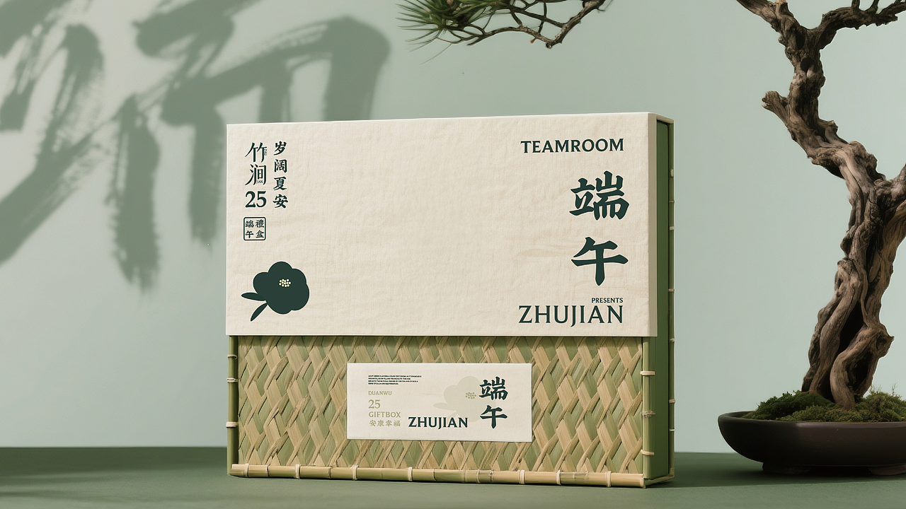竹涧茶寮 × 端午节礼盒 ×十二时设计(图ZMzkxMzE5ODI4) - 包装 - 站酷设计师十二时品牌Aki原创素材 - 站酷ZCOOL