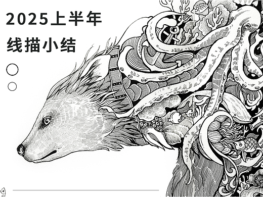 2025上半年线描手绘小结