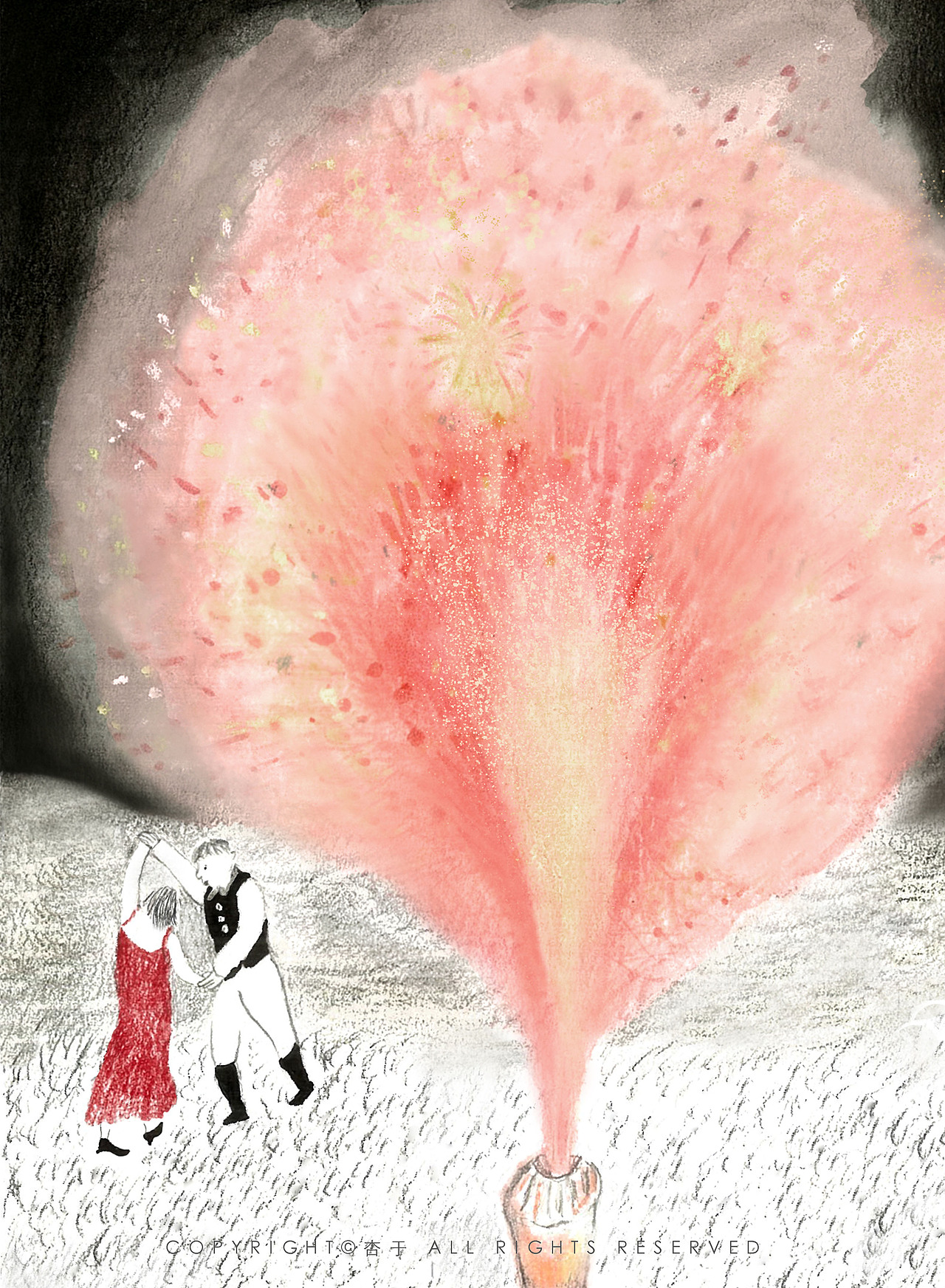 《光》（图ZMzkxMzMxNDk2） - 艺术插画 - 站酷设计师杏于原创素材 - 站酷ZCOOL