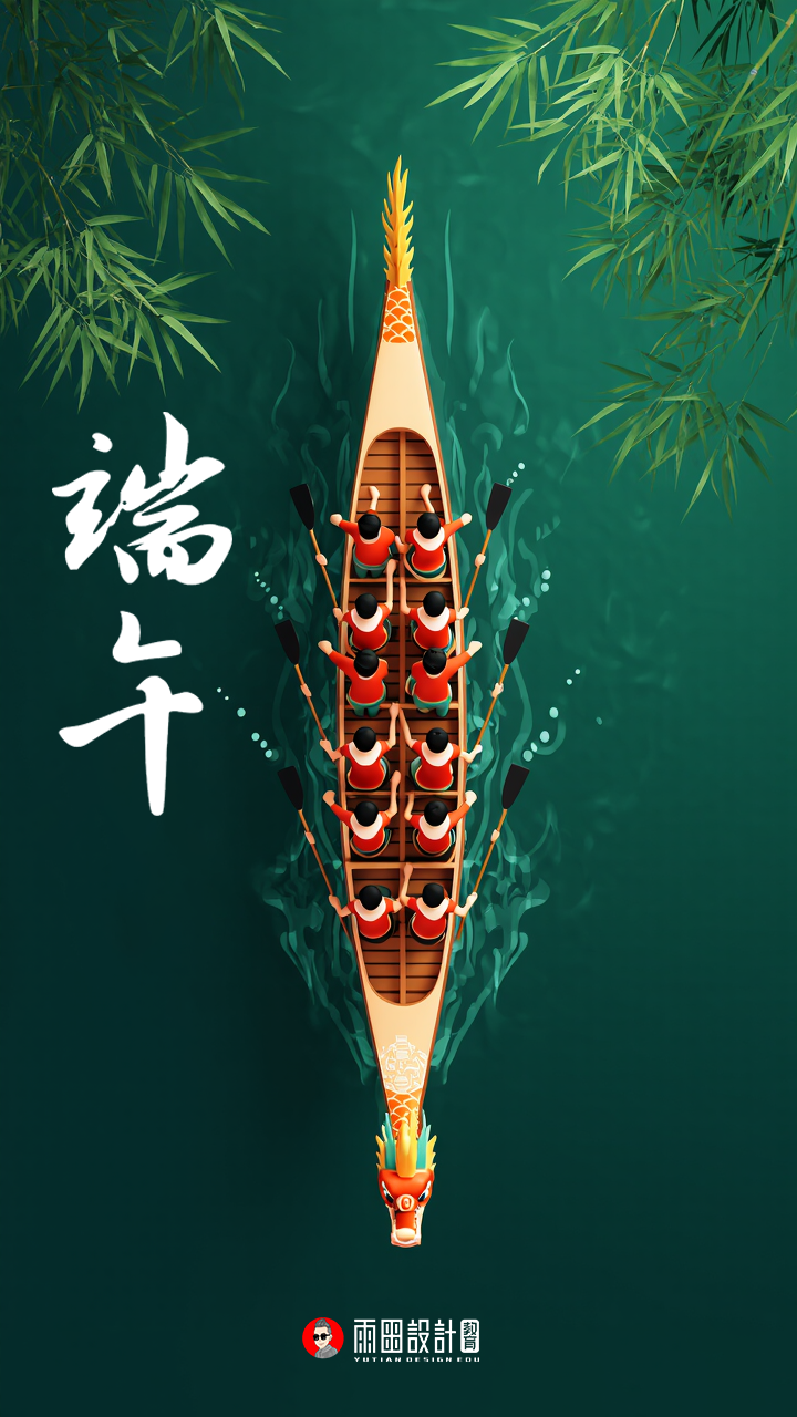 AIGC保姆级端午海报设计教程。#IAGC教程 #端午海报 #雨田侃设计 #AIGC课程