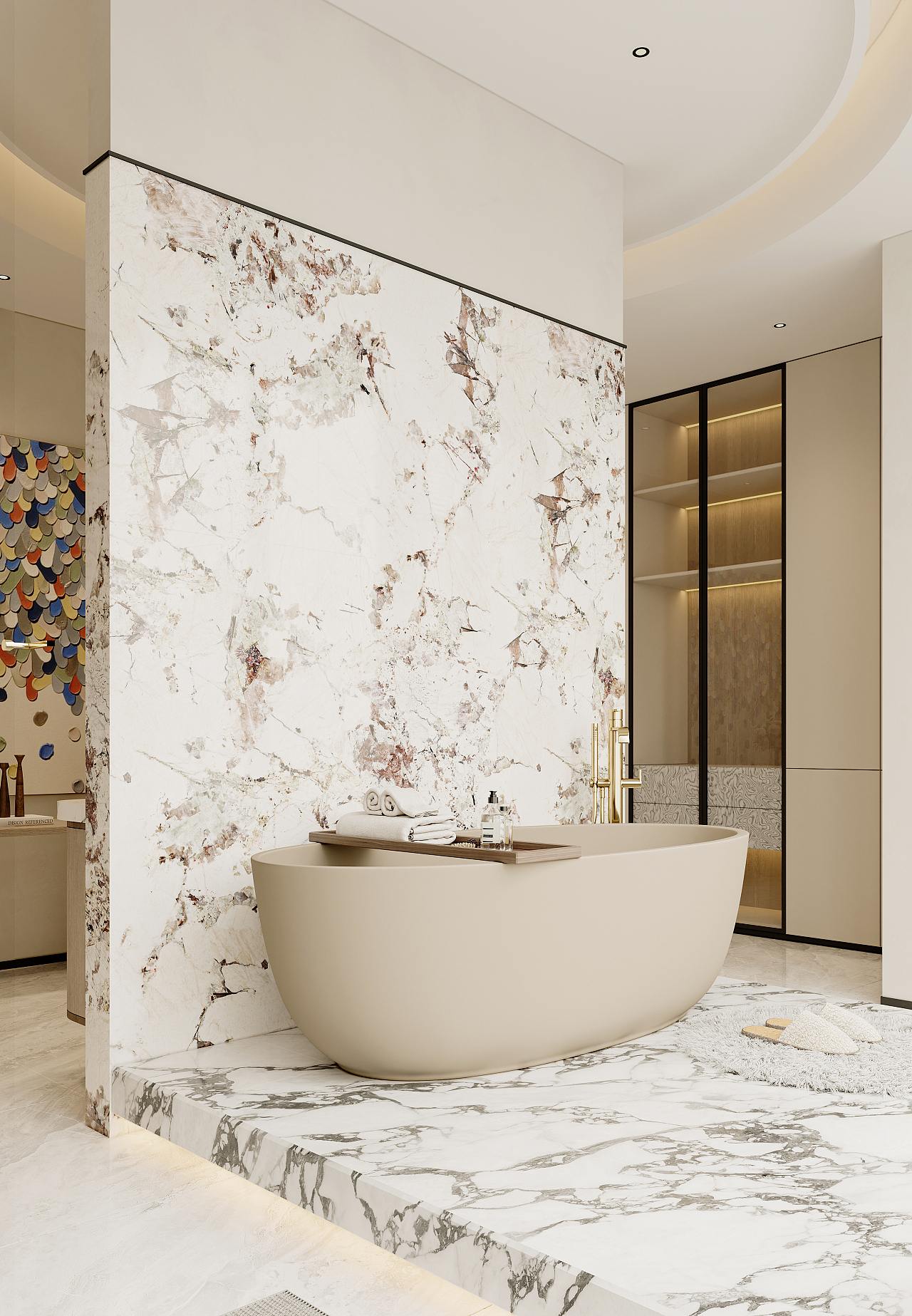 三亚 绿城海棠望庐 650㎡ 原木奶油风效果图表现