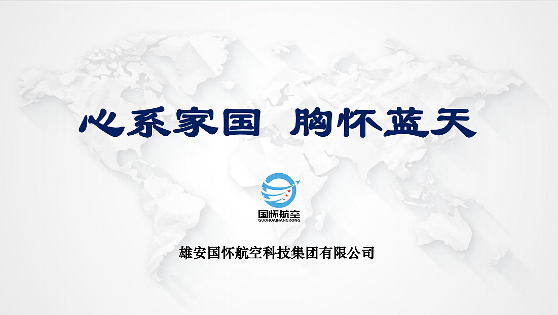 2024国怀航空低空项目规划计划书-50P