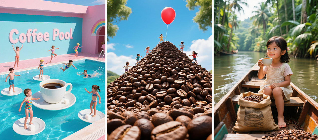 「一个符号工作室」AI摄影作品亮相虹桥国际咖啡文化节