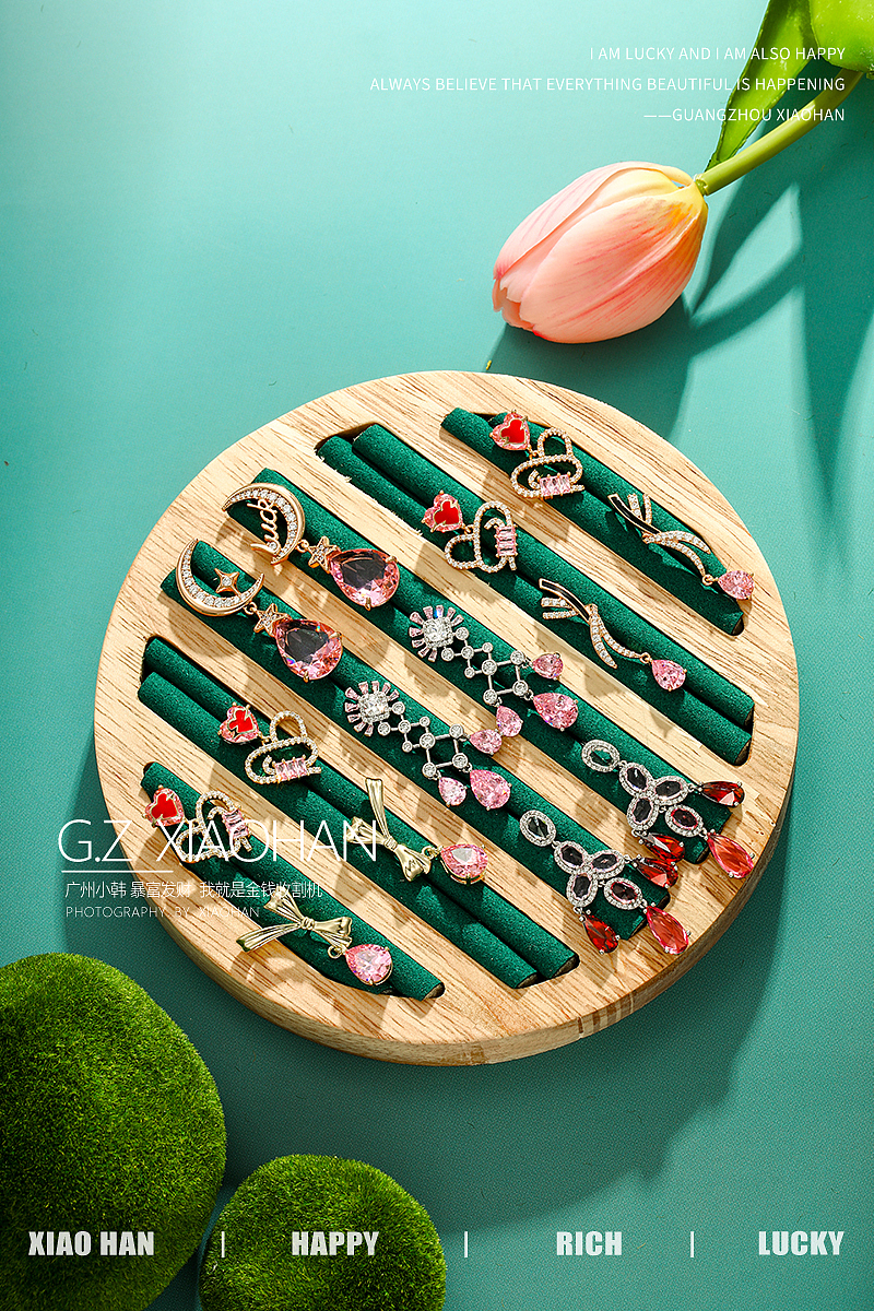 首饰拍摄 饰品场景 清凉 夏季 饰品组合 耳钉