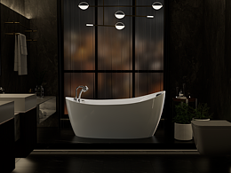 亚马逊浴缸动态渲染+拍摄