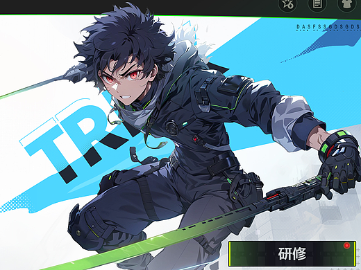 【JACK游戏UI】二次元、欧美Q版、写实科技界面