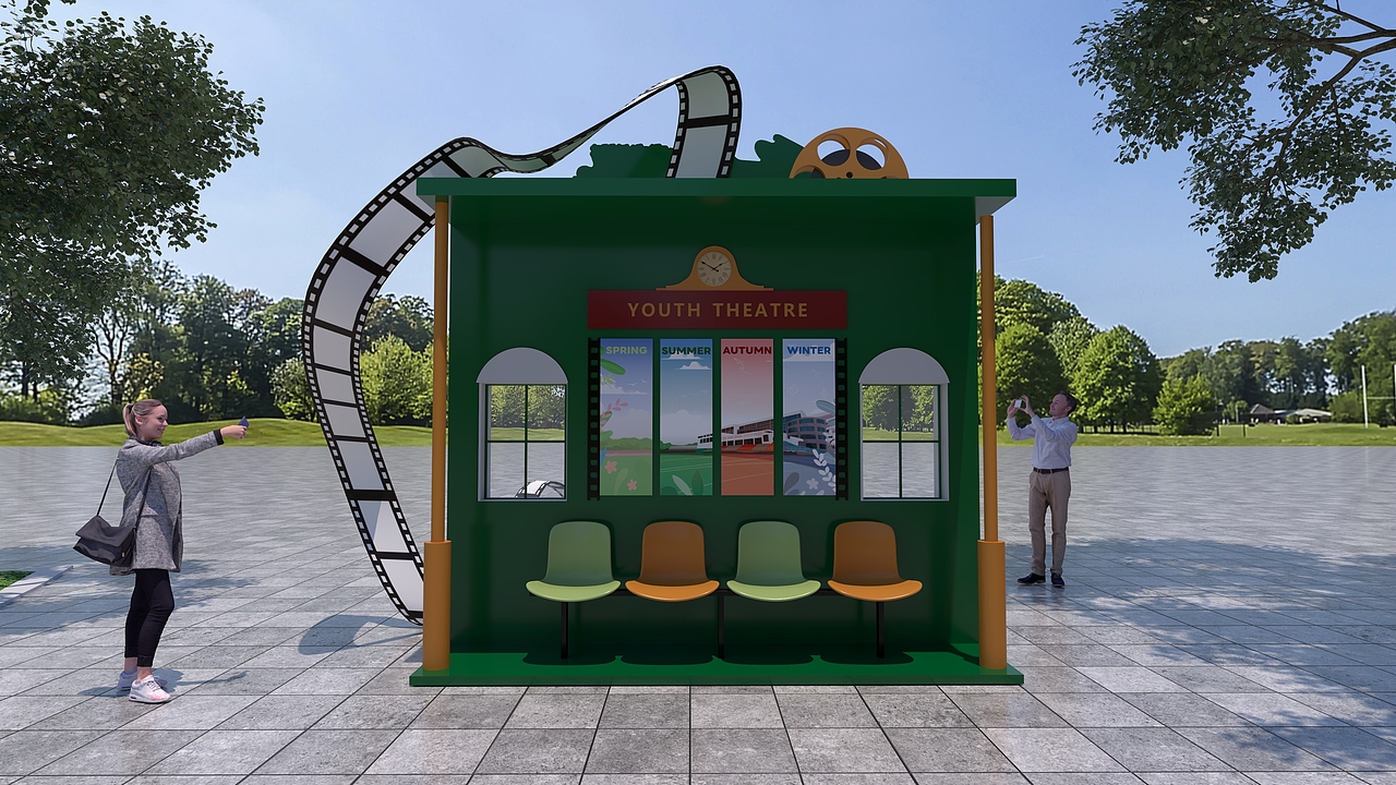 学校青春仪式美陈设计