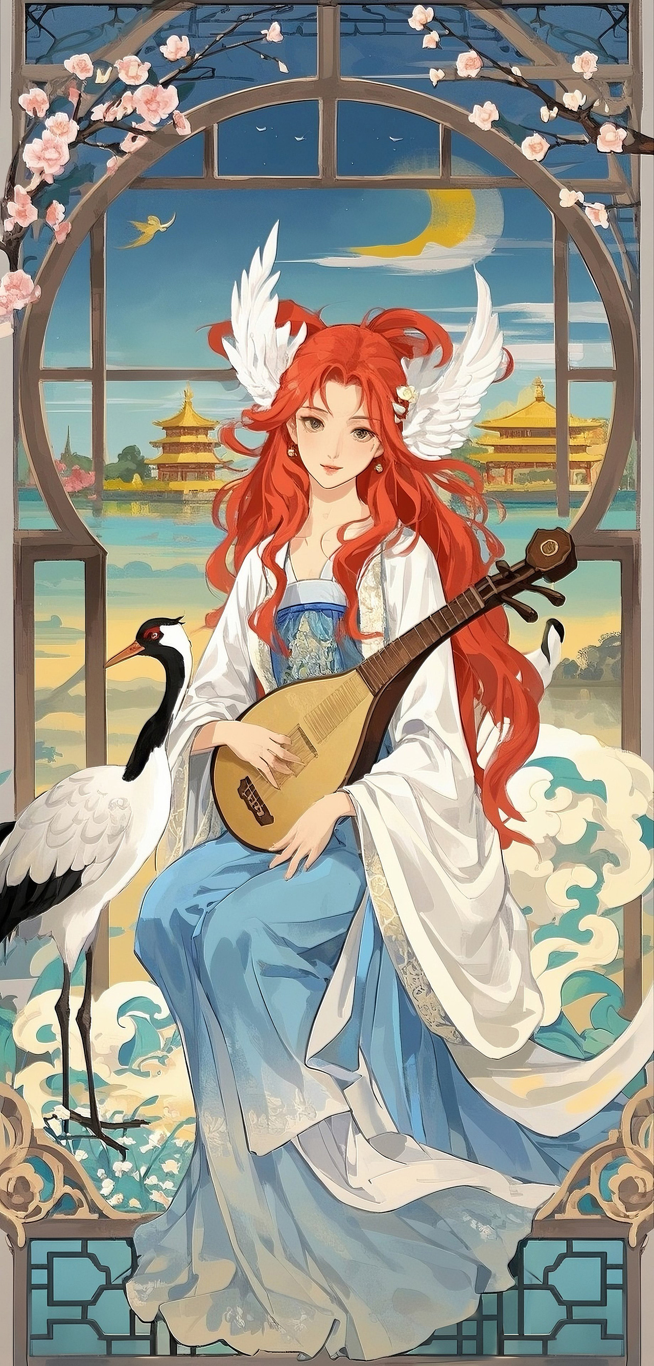 穆夏神话之花鸟兽鱼（图ZMzkxMzczMTI0） - AI作品 - 站酷设计师嶌翴原创素材 - 站酷ZCOOL