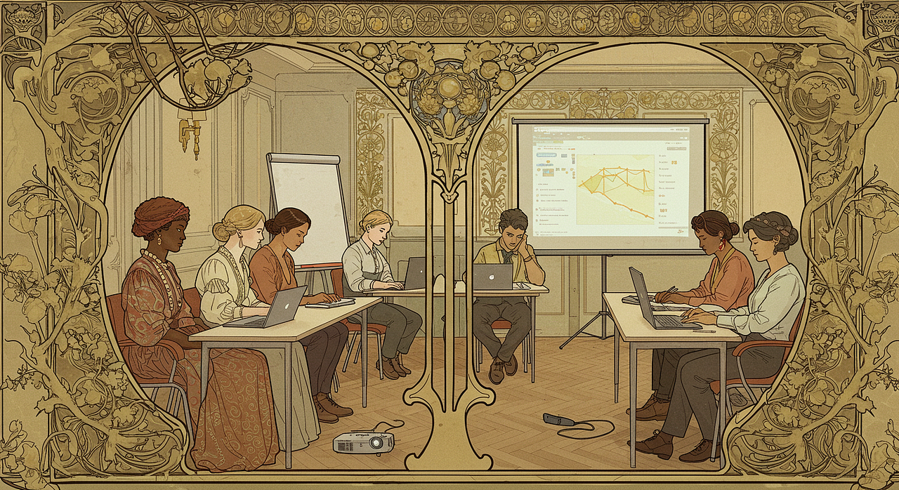 融入现代元素的穆夏