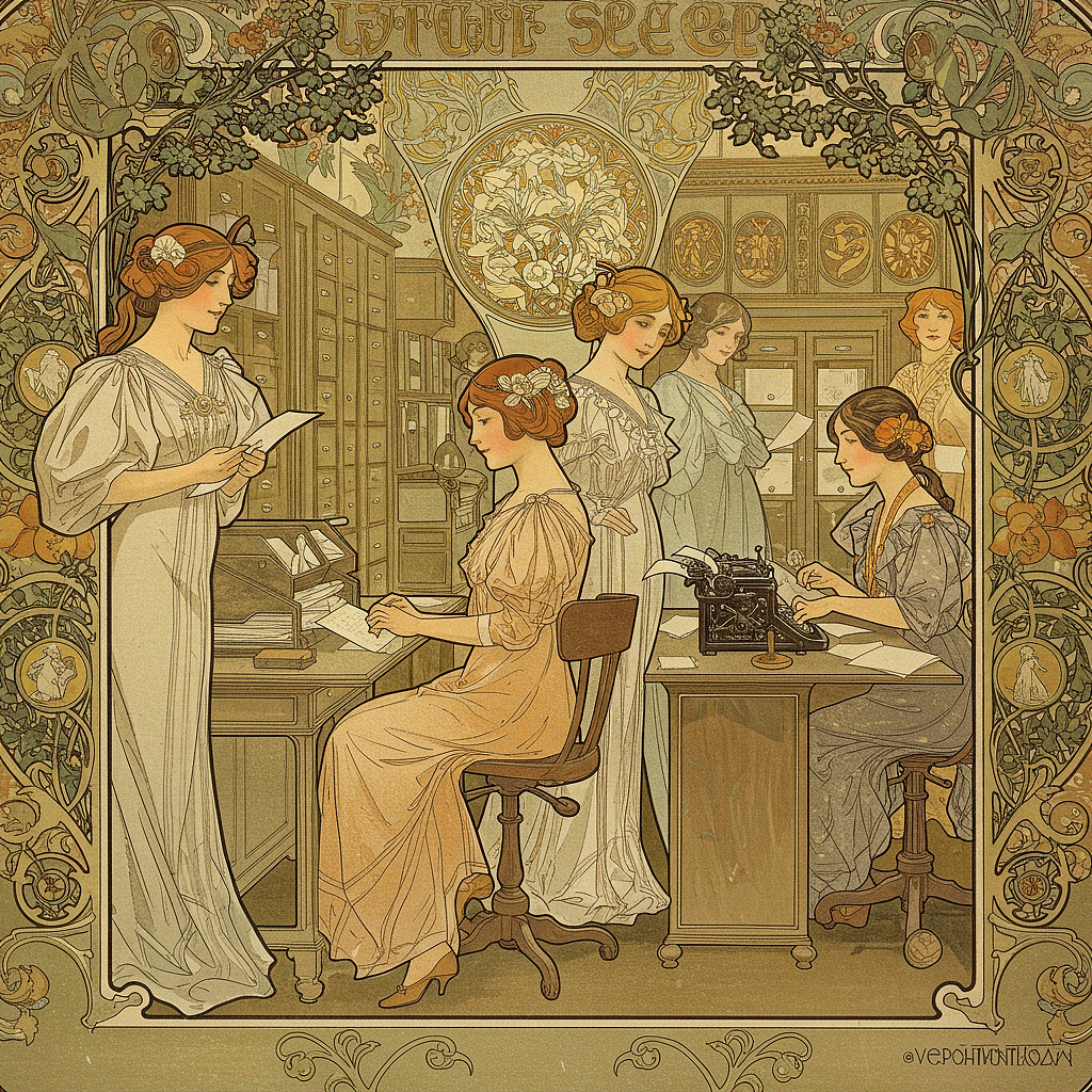 融入现代元素的穆夏