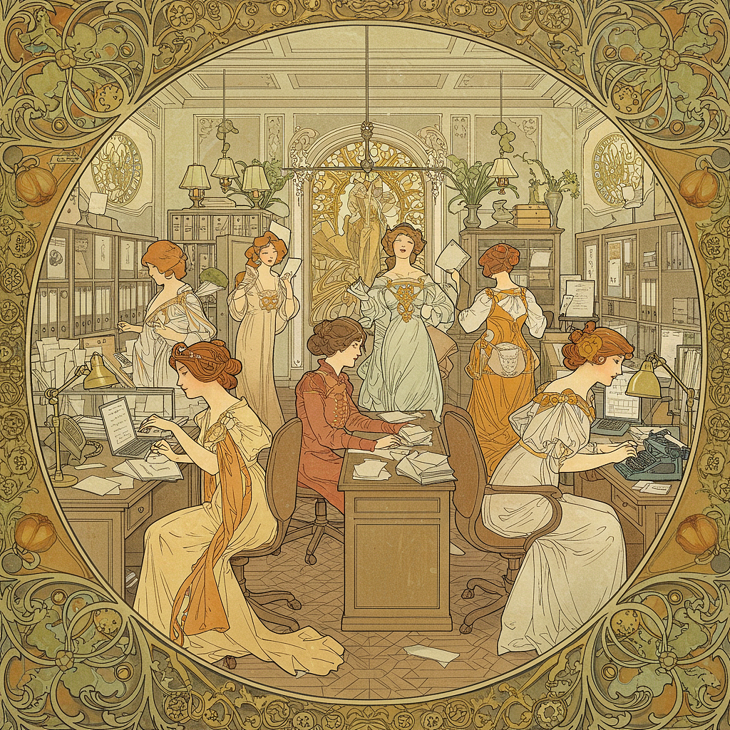 融入现代元素的穆夏