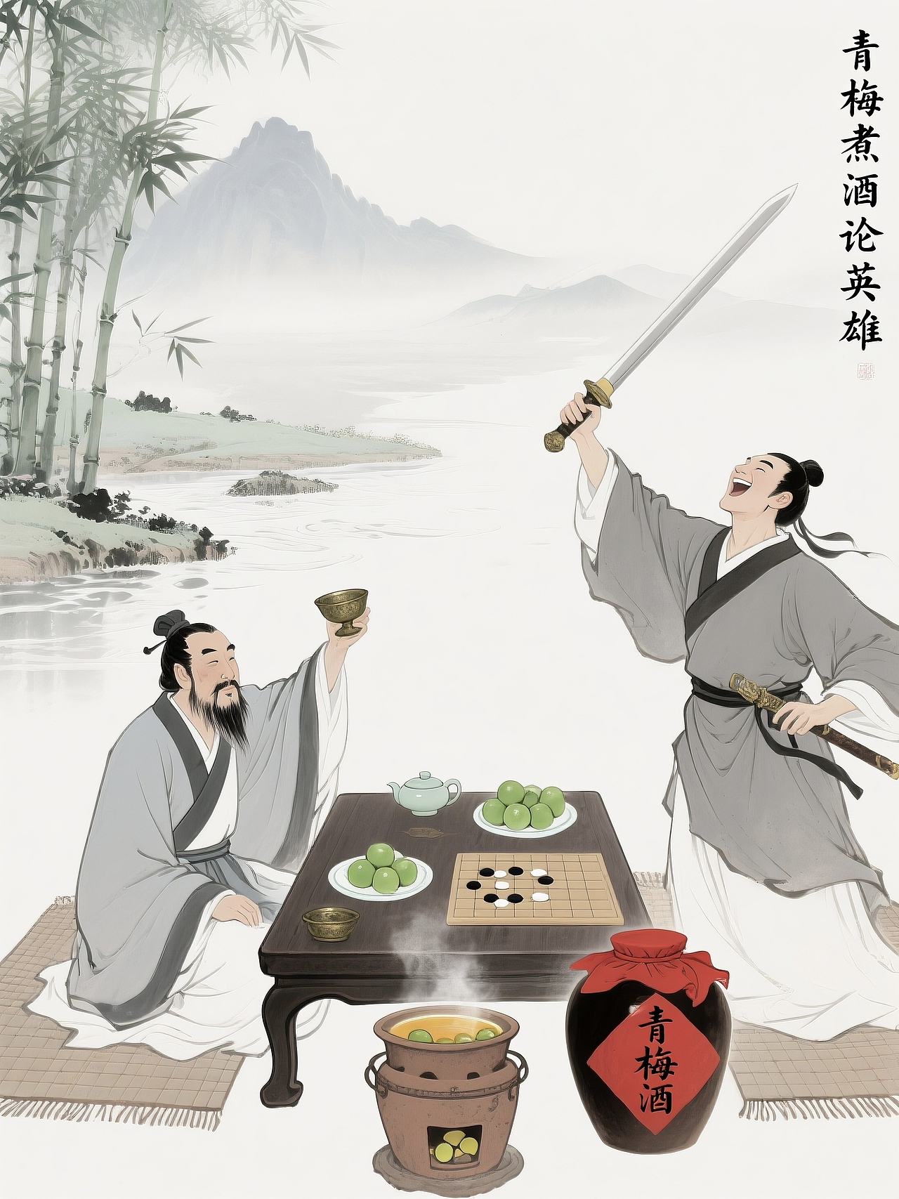 青梅煮酒论英雄