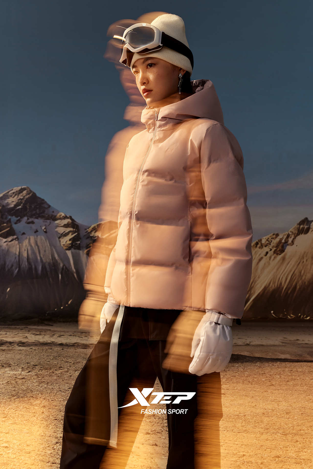 商业摄影|拍了拍特步羽绒服LOOKBOOK