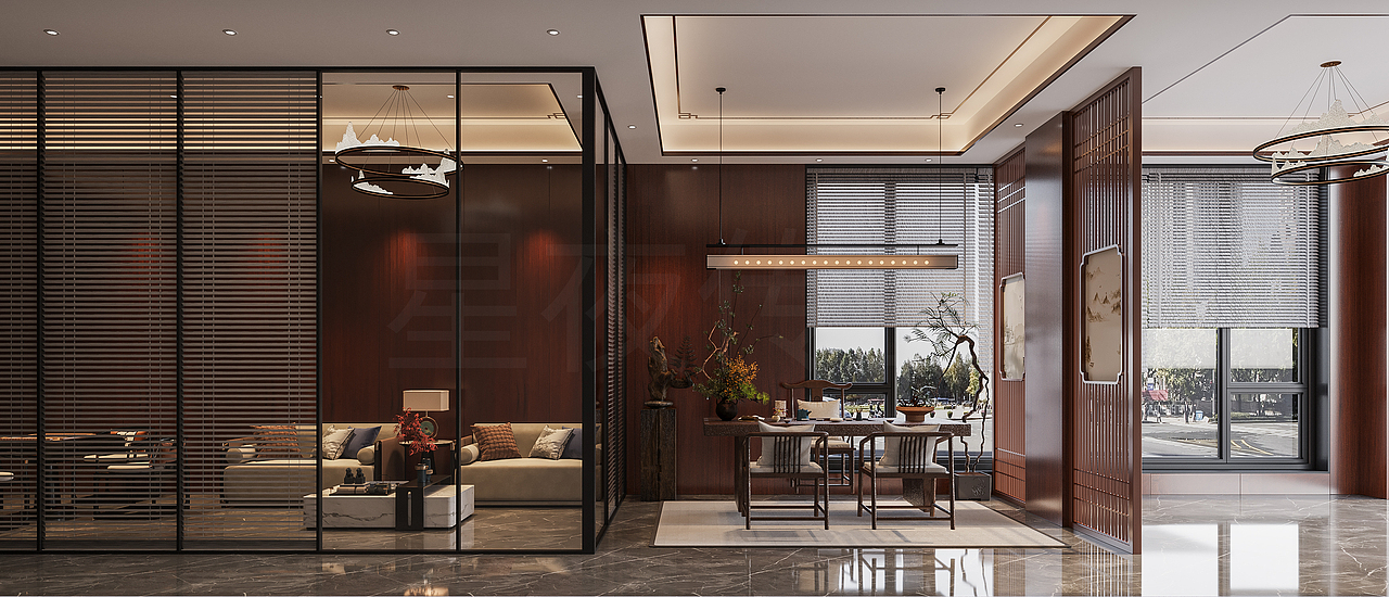 工装 中式办公室