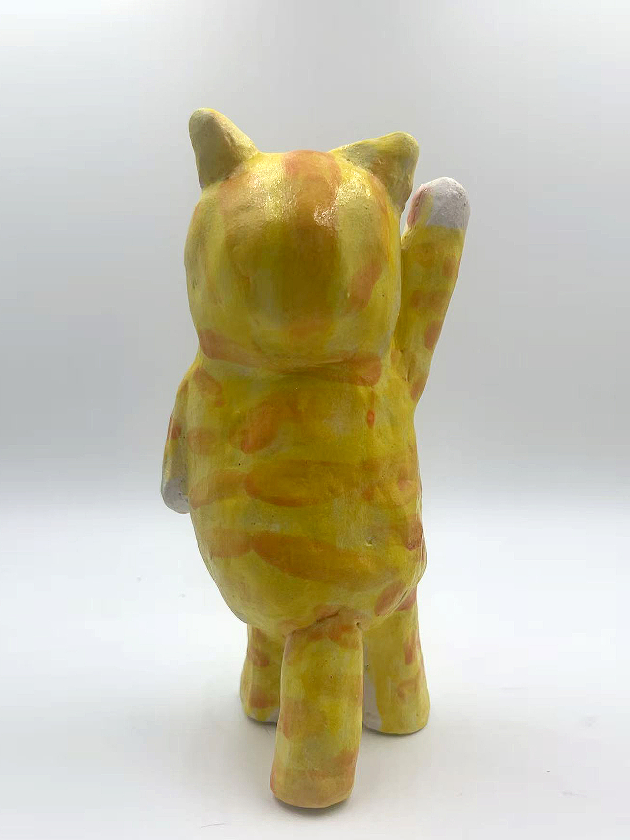 最近在自学陶艺，做了一些陶瓷猫作品（图ZMzkxNDEwNDYw） - 手办/模玩 - 站酷设计师毛毛猫漫画原创素材 - 站酷ZCOOL