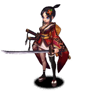 刀剑女战士展示