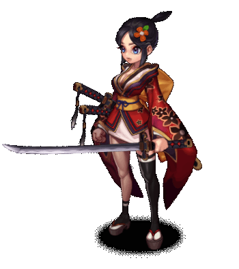 刀剑女战士展示