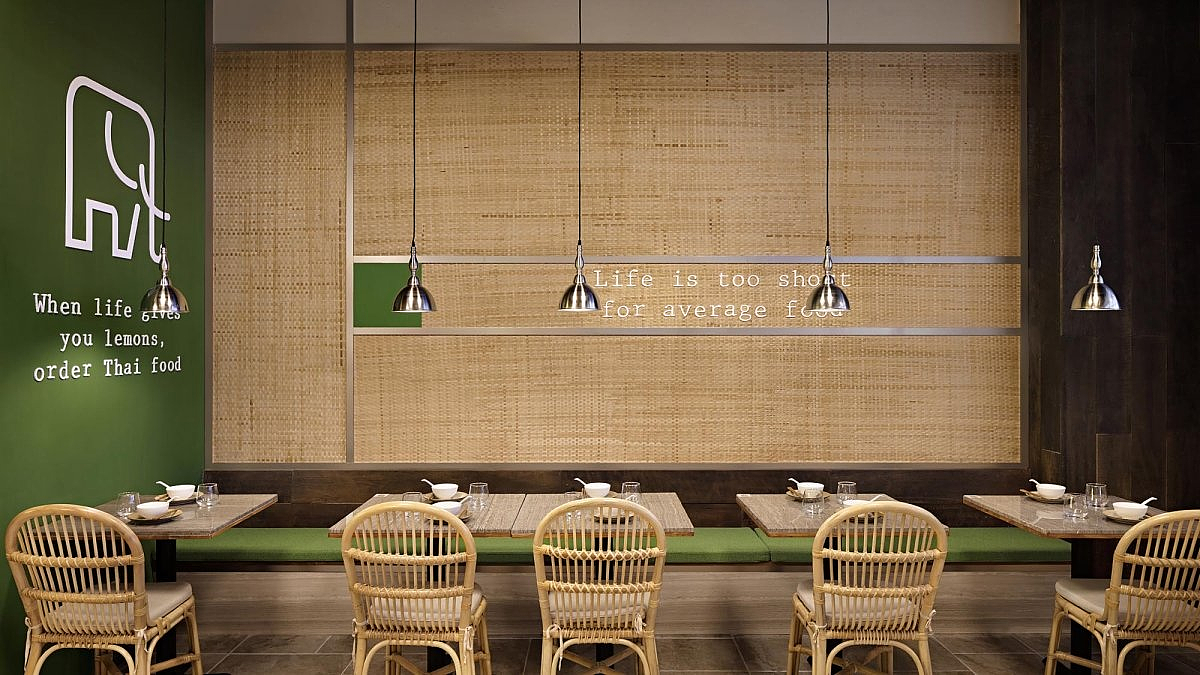 餐饮设计｜泰式餐厅（图ZMzkxNDE1MTAw） - 酒店餐饮设计 - 站酷设计师上海如目空间设计原创素材 - 站酷ZCOOL