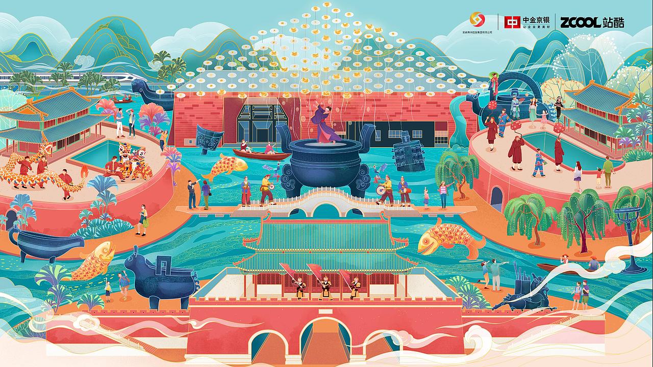 寿州古城（图ZMzkxNDI4NDU2） - 其他平面 - 站酷设计师我是DYY原创素材 - 站酷ZCOOL