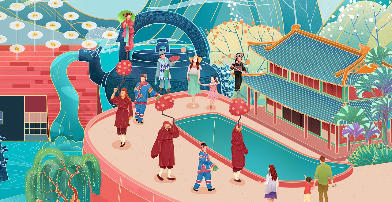 寿州古城（图ZMzkxNDI4NDg0） - 其他平面 - 站酷设计师我是DYY原创素材 - 站酷ZCOOL
