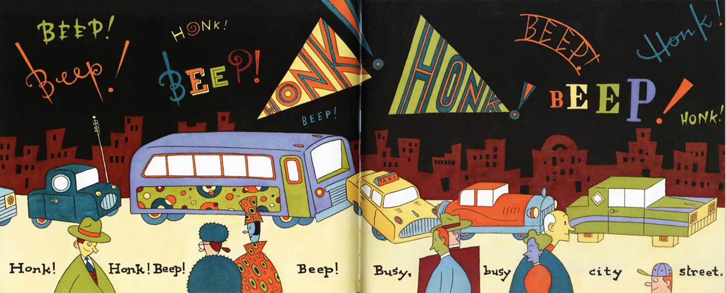 Busy, Busy City Street