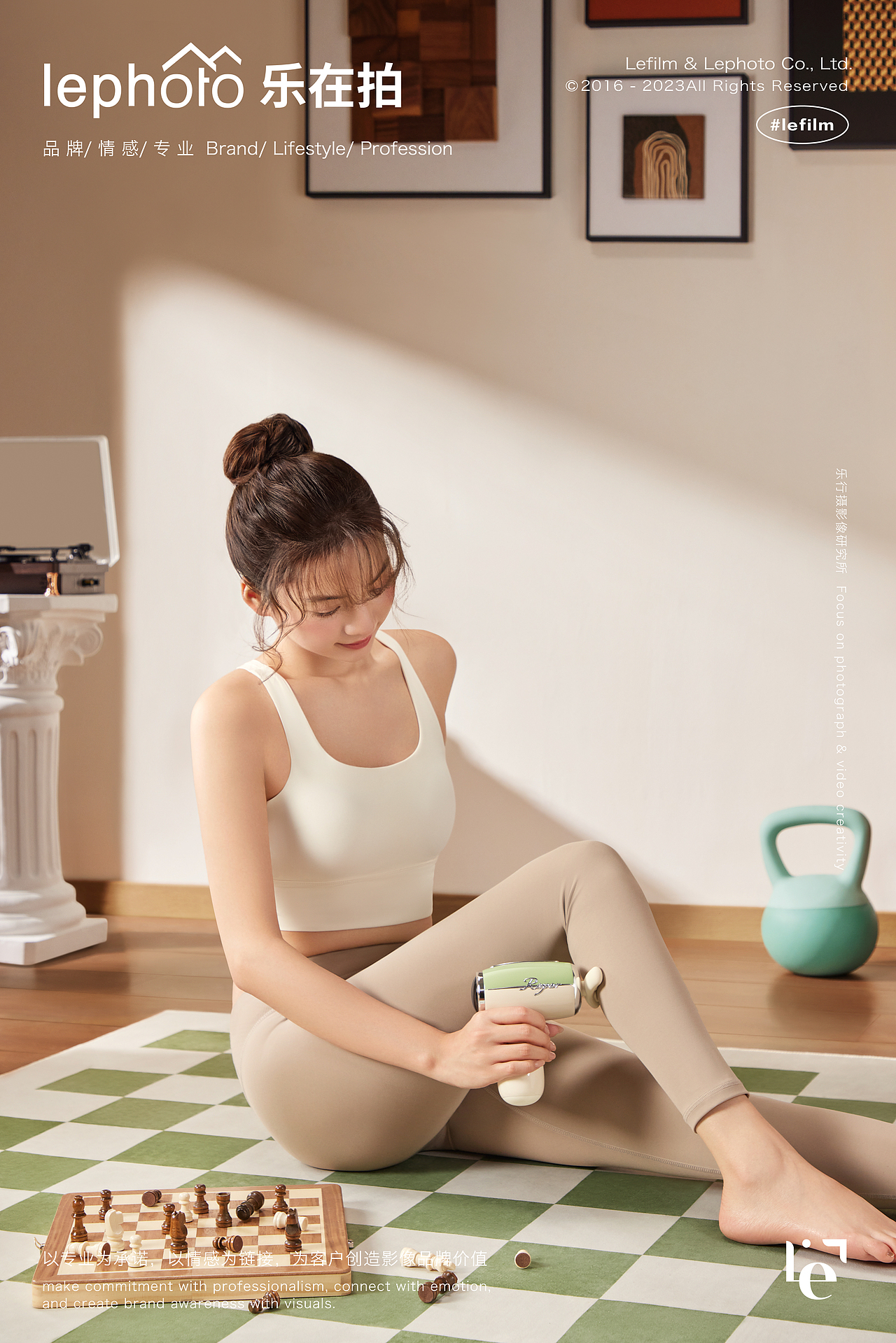 筋膜枪摄影|Repor锐珀尔肌肉按摩器|美式复古风📸