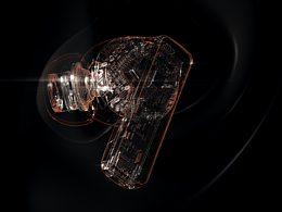 耳机渲染5月制作（同事说没事就做点垃圾哈哈哈）