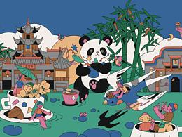 很商业的插花