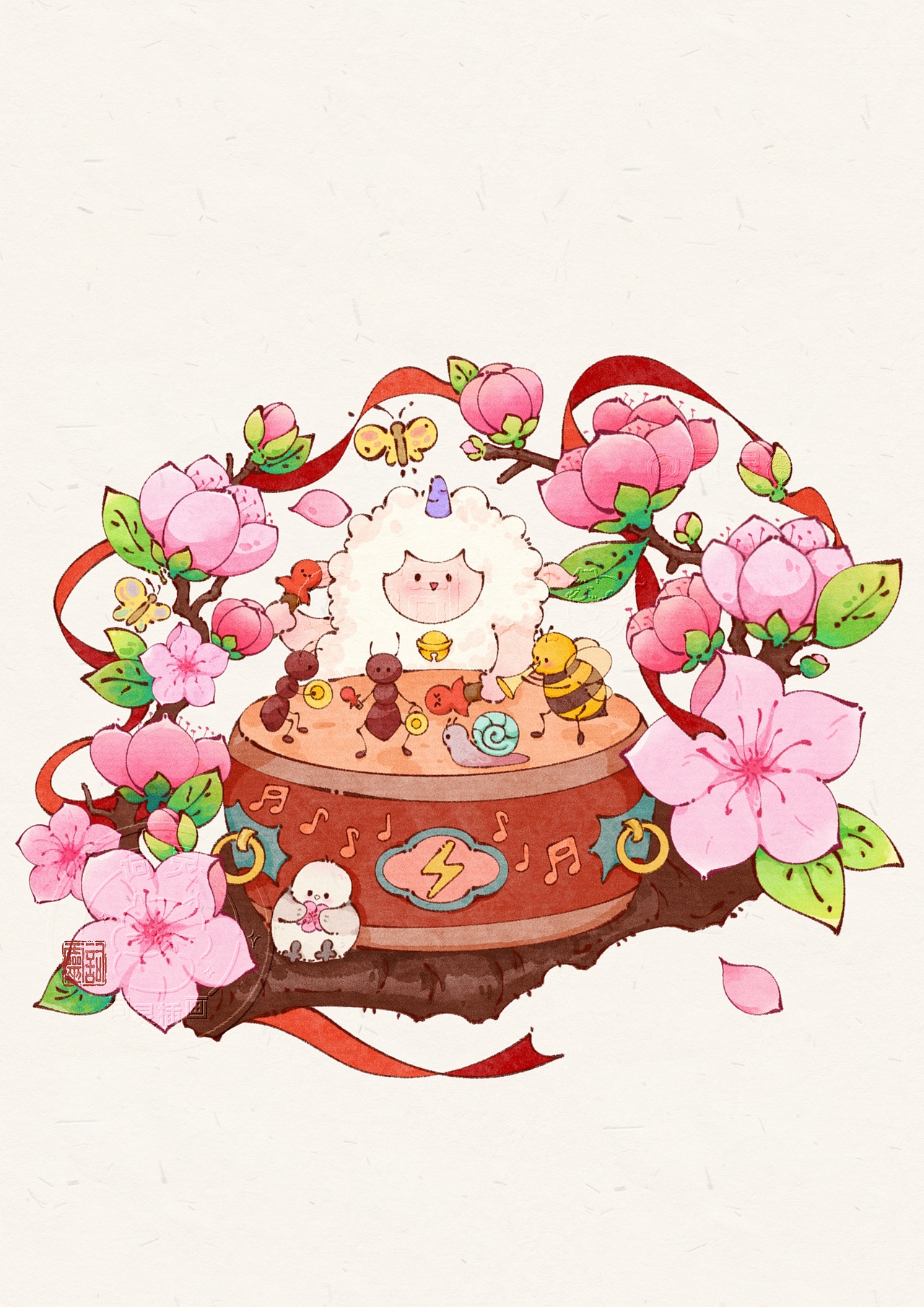 国风动物小场景合集