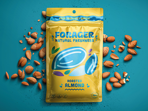 轻食野趣：Forager Snacks 品牌包装创意设计