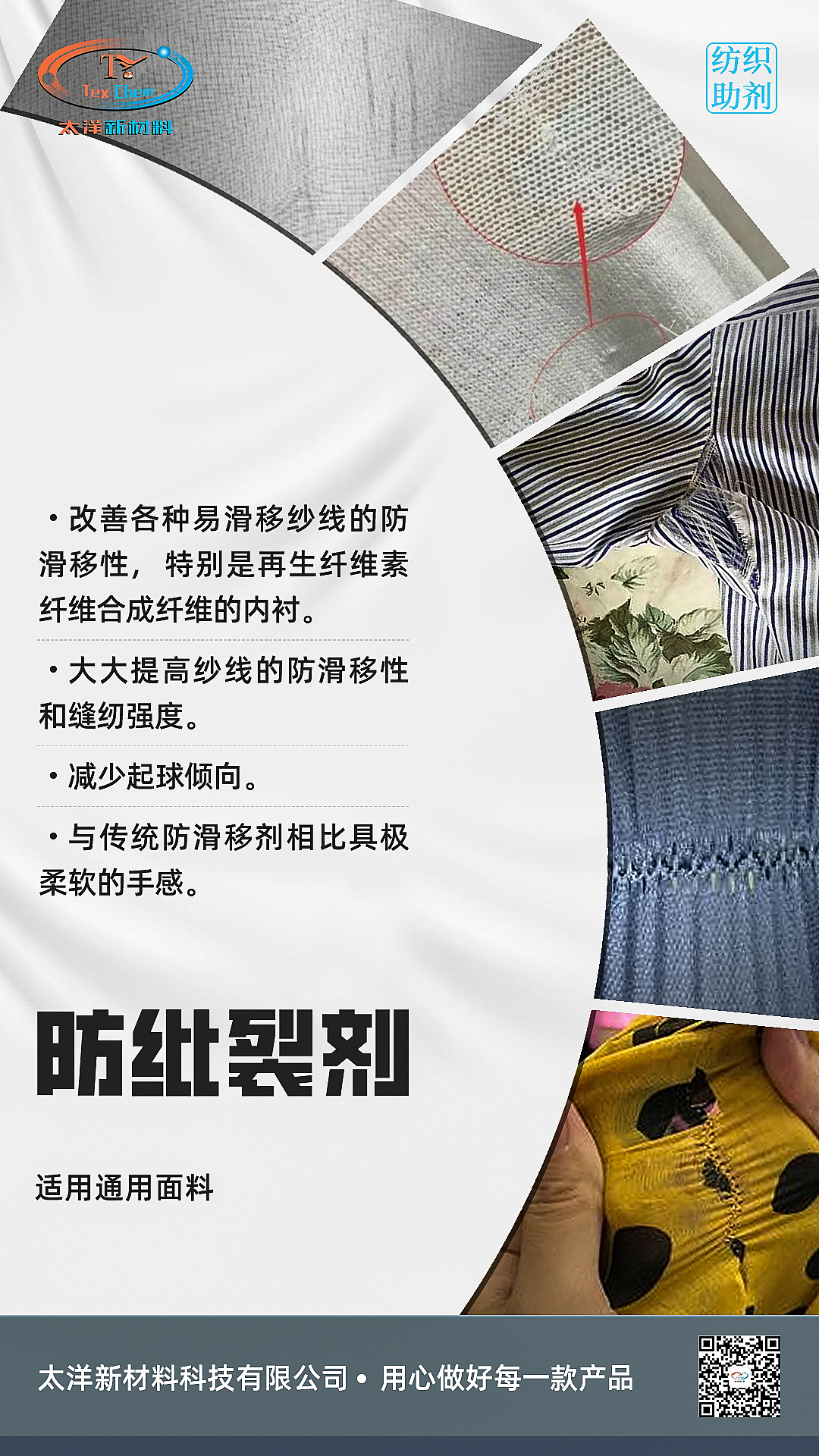 纺织助剂产品海报