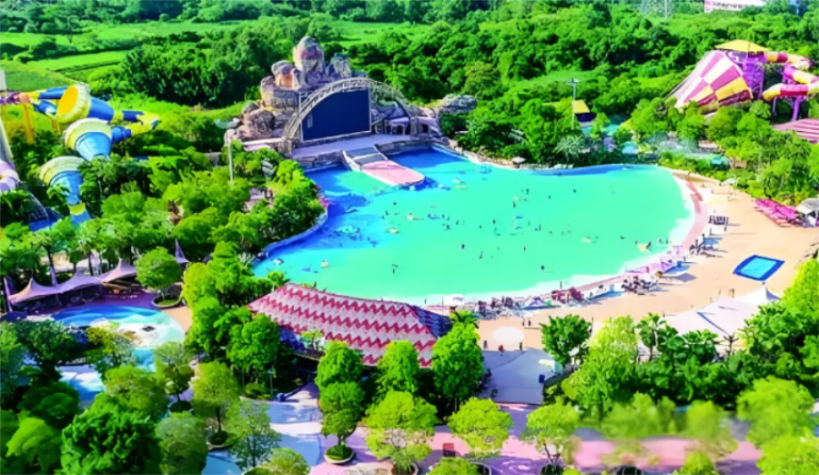 水花里的夏天，鹭湖的亲子时光正清凉