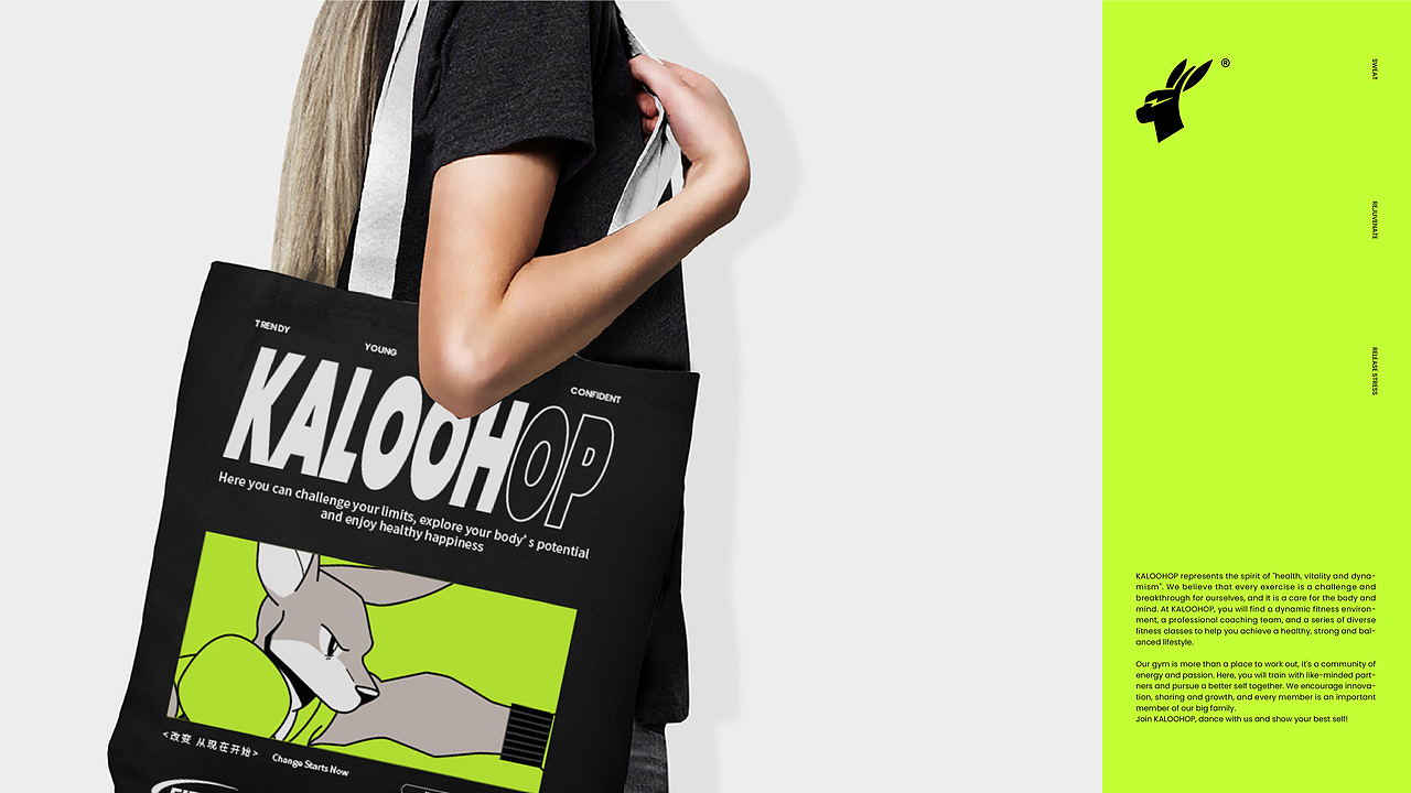 卡罗跳跳 KALOOHOP/健身品牌设计