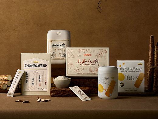 包装摄影 | 五谷磨房-铁棍山药粉 X 当下视觉