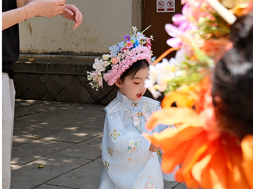 簪花小女孩~