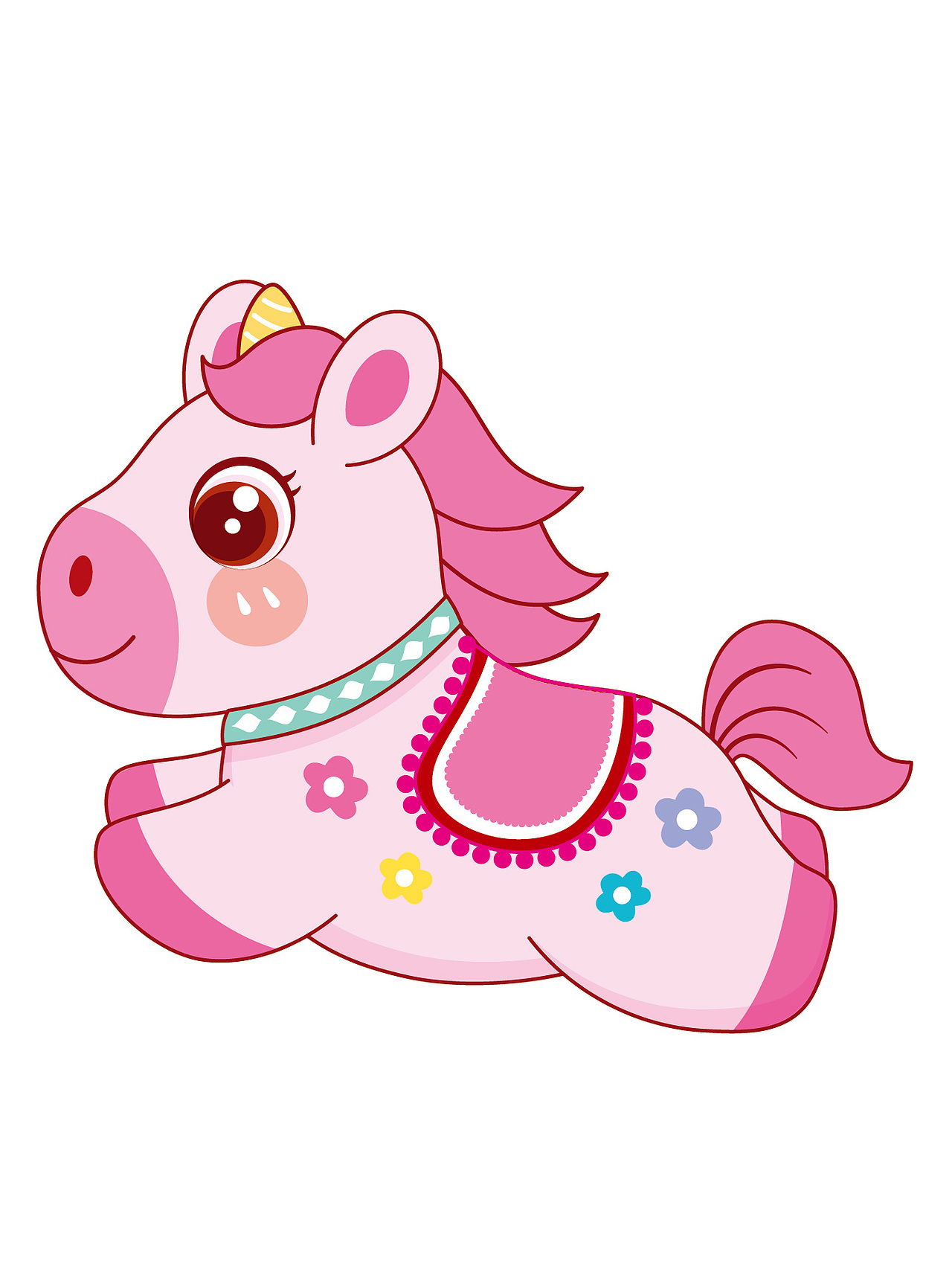 马年卡通吉祥物插画图片设计IP形象图片