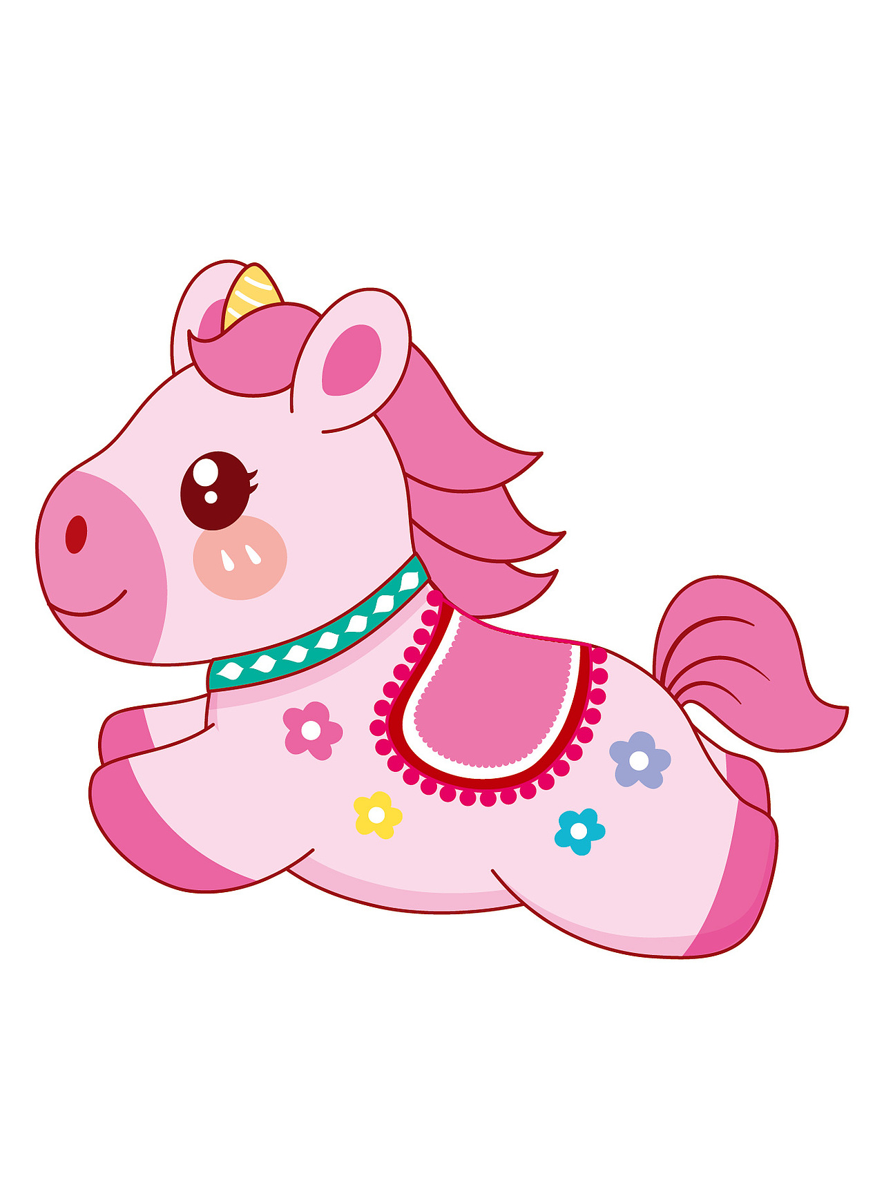 马年卡通吉祥物插画图片设计IP形象图片