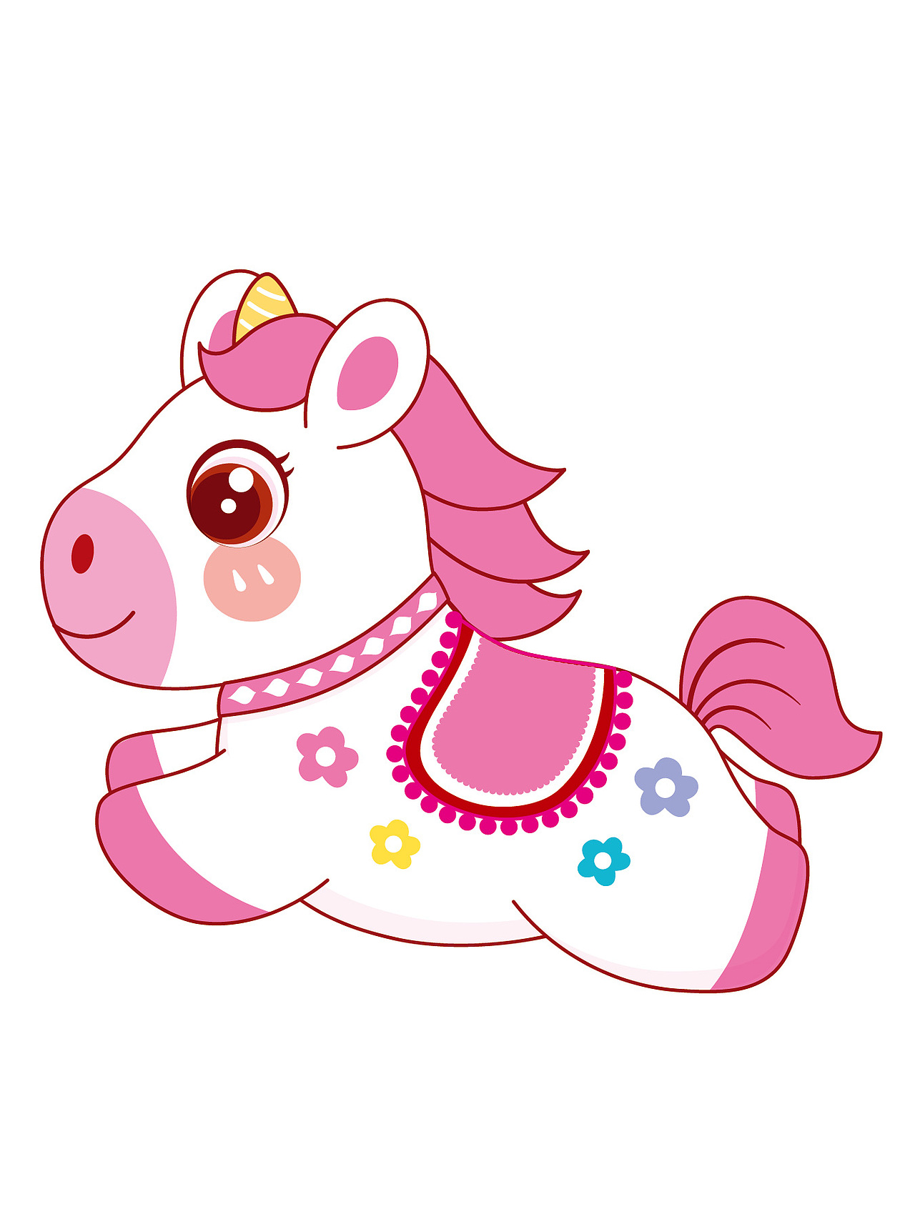 马年卡通吉祥物插画图片设计IP形象图片