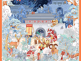 《寿州•风物志》—从寿州古城建筑到民俗文化的的系列插图设计