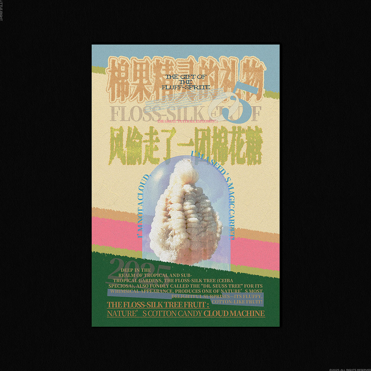 05-05｜棉果精灵的礼物（图ZMzkxNTA3MDU2） - 海报 - 站酷设计师草明八子原创素材 - 站酷ZCOOL
