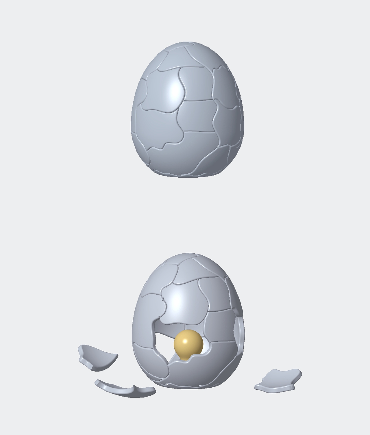 蛋壳灯—磁吸拼图小灯（图ZMzkxNTEwMTQ4） - 生活用品 - 站酷设计师工业设计cc原创素材 - 站酷ZCOOL