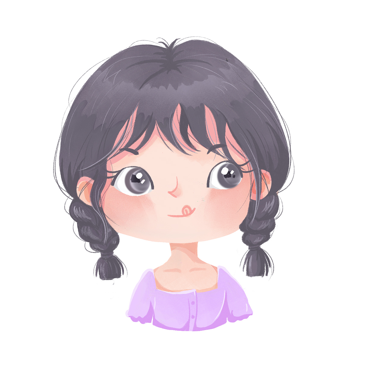 iPad手绘-朋友小像合集（图ZMzkxNTEyMjky） - 儿童插画 - 站酷设计师唔哩乔安原创素材 - 站酷ZCOOL