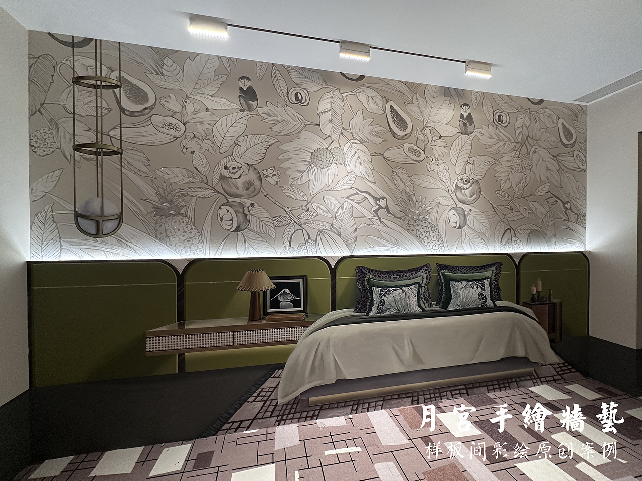 样板间彩绘 清水样板间手绘样板间 西安样板间彩绘 3D手绘样板间 房地产样板间 地产楼市 房地产营销策划 样板间