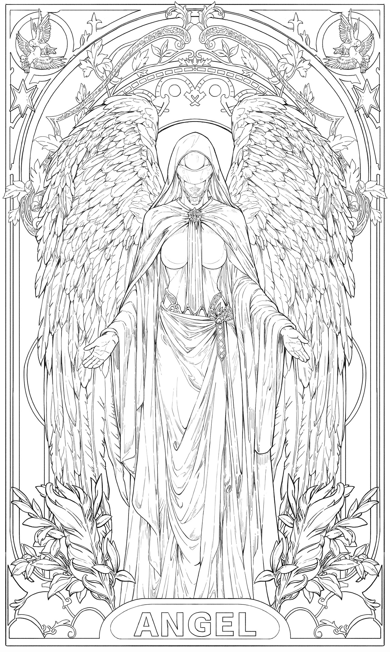 致敬穆夏——THINKER（图ZMzkxNTEzODA4） - 创作习作 - 站酷设计师GuangYuanYU原创素材 - 站酷ZCOOL