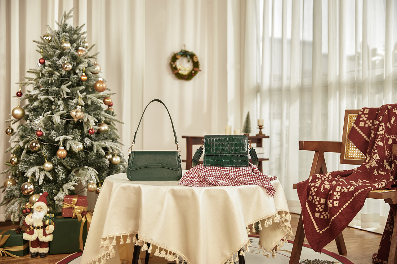 圣诞场景搭配+修图