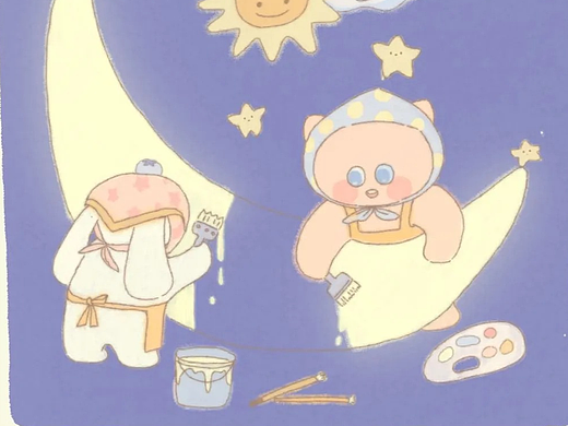 ◑●◑IP插画—造一艘我们的小船