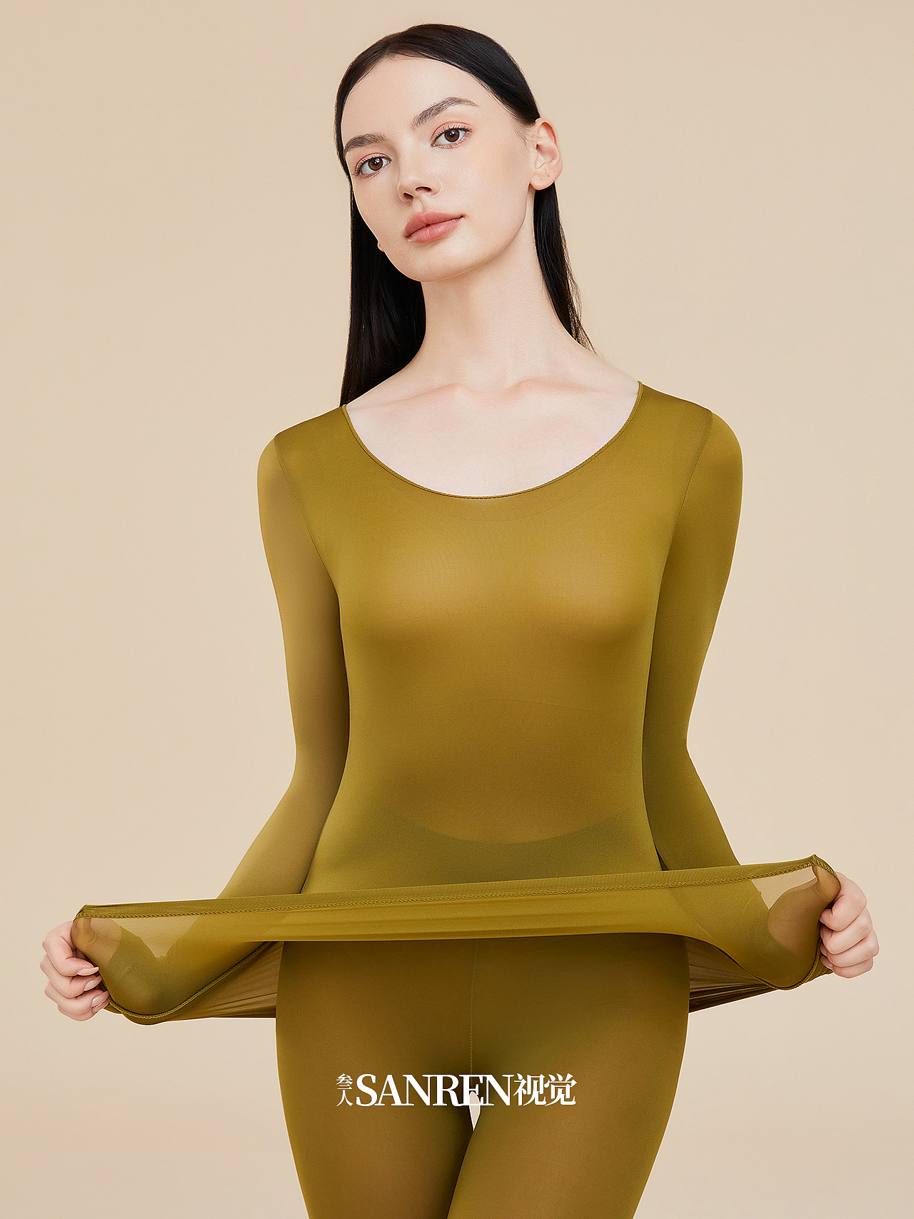 保暖内衣拍摄 模特拍摄 秋衣秋裤 男女内衣拍摄