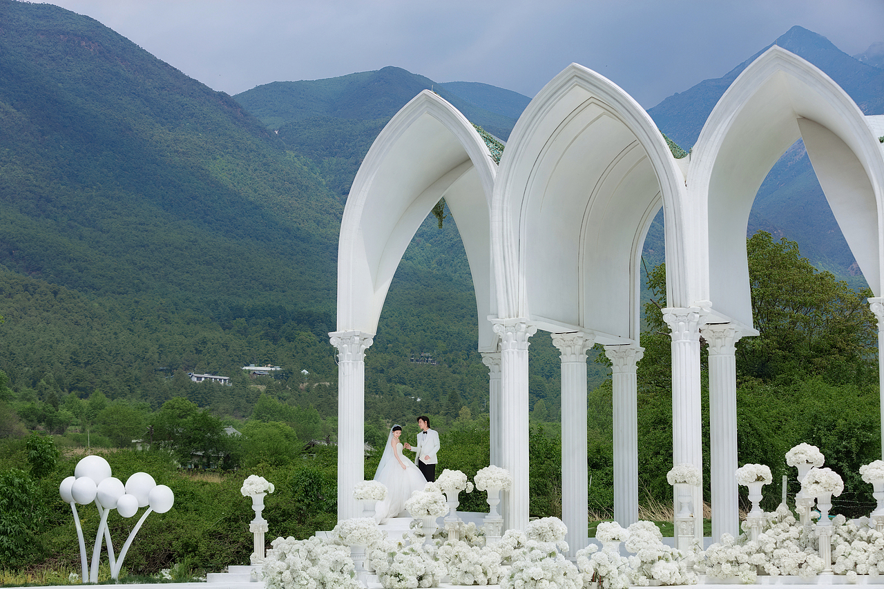婚纱样片-目的地婚礼仪式